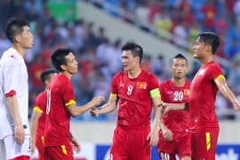 Đội tuyển Việt Nam sẽ phải giành 3 điểm trước Đài Loan nếu muốn có hy vọng ở vòng loại World Cup, (Ảnh: Minh Chiến/Vietnam+)