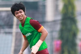 Công Phượng đang là niềm hy vọng lớn nhất của U23 Việt Nam trước giải châu Á. (Ảnh: Minh Chiến/Vietnam+)