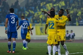 [Photo] Hà Nội T&T đè bẹp nhà vô địch Indonesia tại Mỹ Đình