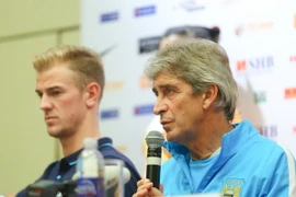 Huấn luyện viên Pellegrini sẵn sàng mở cửa tới Manchester City cho những người giỏi nhất. (Ảnh: Minh Chiến/Vietnam+)