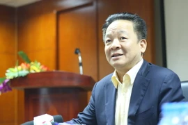 Ông bầu Đỗ Quang Hiển khẳng định mình sẽ quyết tâm đưa Aguero và Zabalete về Việt Nam. (Ảnh: Minh Chiến/Vietnam+)