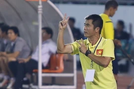 Ông Đức vẫn đang tiếp tục là tên tuổi "hot" của bóng Việt vài ngày qua. (Ảnh: Minh Chiến/Vietnam+)