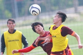 U23 Việt Nam chuẩn bị bước vào loạt sáu trận giao hữu từ ngày mai. (Ảnh: Minh Chiến/Vietnam+)