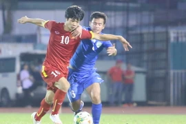 Công Phượng và đồng đội có thể tái ngộ U23 Uzbekistan ở vòng chung kết giải U23 châu Á 2016. (Ảnh: Minh Chiến/Vietnam+)
