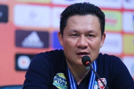 Công Phượng, Tuấn Anh xứng đáng với mọi lời khen ngợi vào lúc này. (Ảnh: Minh Chiến/Vietnam+)