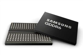 Một loại chip của hãng Samsung. (Ảnh: Yonhap/TTXVN)