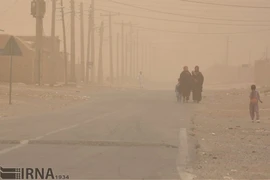 Bão cát tại Iran. (Nguồn: IRNA/IPF)