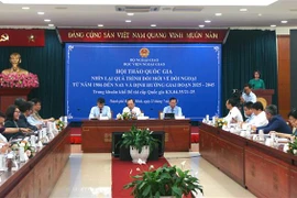 Quang cảnh Hội thảo. (Ảnh: Thu Hoài/TTXVN)