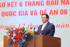 Thủ tướng Phạm Minh Chính khai mạc hội nghị. (Ảnh: Dương Giang/TTXVN)