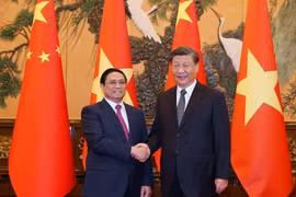 Thủ tướng Phạm Minh Chính hội kiến Tổng Bí thư, Chủ tịch nước Trung Quốc Tập Cận Bình. 