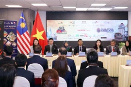 Quang cảnh buổi gặp gỡ báo chí giới thiệu về Tuần lễ Malaysia Madani tại Thành phố Hồ Chí Minh. (Ảnh: Xuân Khu/TTXVN)