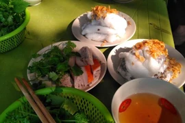 Bánh cuốn Hà Nội. (Ảnh: Phạm Hậu/TTXVN)