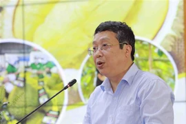 Cục trưởng Cục Bảo vệ thực vật Hoàng Trung được bổ nhiệm giữ chức Thứ trưởng Bộ Nông nghiệp và Phát triển Nông thôn. (Ảnh: Vũ Sinh/TTXVN)