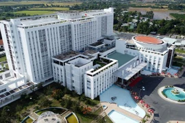 Cơ sở mới của Bệnh viện Đa khoa Đồng Tháp tọa lạc tại ấp 3, xã Mỹ Tân, thành phố Cao Lãnh. (Ảnh: Nhựt An/TTXVN)