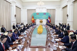 [Photo] Thủ tướng Phạm Minh Chính hội đàm với Thủ tướng Campuchia