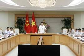 Phó Thủ tướng Vương Đình Huệ phát biểu. (Ảnh: Văn Điệp/TTXVN)