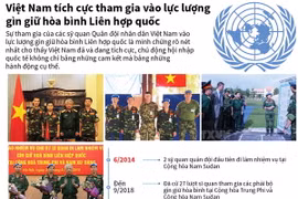 Việt Nam tích cực tham gia vào lực lượng gìn giữ hòa bình của LHQ