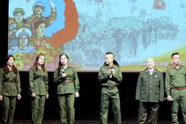 Một tiết mục tại buổi lễ. (Ảnh: Quang Vinh/Vietnam+)
