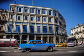 Khách sạn Telegrafo ở thủ đô La Habana. (Nguồn: AFP/TTXVN)