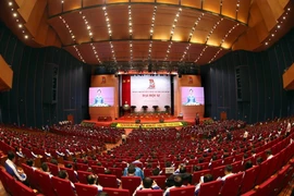 Toàn cảnh Phiên thứ nhất Đại hội Đại biểu toàn quốc Đoàn Thanh niên Cộng sản Hồ Chí Minh lần thứ XI, nhiệm kỳ 2017 - 2022. (Ảnh: TTXVN)