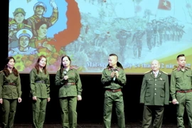 Một tiết mục tại buổi lễ. (Ảnh: Quang Vinh/Vietnam+)