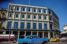Khách sạn Telegrafo ở thủ đô La Habana. (Nguồn: AFP/TTXVN)