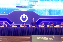 Diễn đàn cấp cao và Triển lãm quốc tế về Công nghiệp 4.0, ngày 3/10/2019. (Ảnh: BKT/Vietnam+)