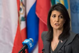 Đại sứ Mỹ tại Liên hợp quốc Nikki Haley. (Nguồn: AP)