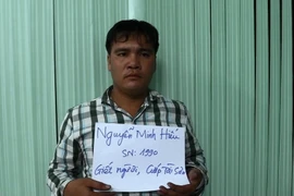 Đối tượng Nguyễn Minh Hiếu. (Ảnh: Nguyễn Văn Việt/TTXVN)