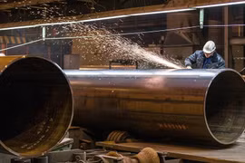 Dự án Dòng chảy phương Bắc 2 (NordStream 2) cho phép Nga đưa khí đốt vòng qua Ukraine tới châu Âu. . (Nguồn: Sputnik)