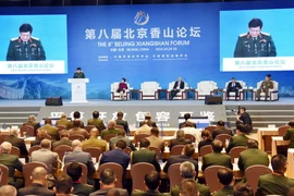 Đại tướng, Bộ trưởng Quốc phòng Việt Nam Ngô Xuân Lịch phát biểu tại diễn đàn. (Ảnh: Vĩnh Hà/TTXVN)