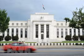 Trụ sở Ngân hàng dự trữ liên bang Mỹ (Fed) tại Washington DC. (Nguồn: AFP/TTXVN)