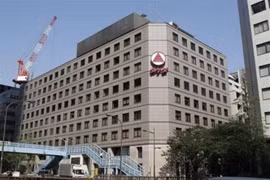 Trụ sở hãng Takeda ở Tokyo, Nhật Bản ngày 20/4. (Nguồn: Kyodo/TTXVN)