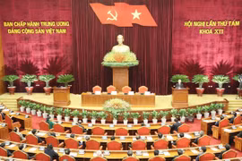Toàn cảnh Hội nghị lần thứ 8 Ban Chấp hành Trung ương Đảng khóa XII. (Nguồn: TTXVN)