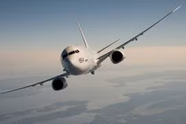 Máy bay trinh sát biển tầm xa P-8A Poseidon của Hải quân Mỹ được điều tham gia tập trận. (Nguồn: Defense News)