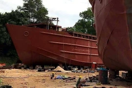 Hiện trường vụ việc. (Ảnh: TTXVN)