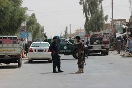 Lực lượng an ninh Afghanistan. (Nguồn: THX/TTXVN)