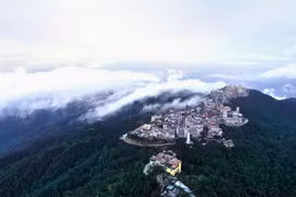 Khách sạn Mercure Danang French Village Bana Hills vừa đoạt danh hiệu Khách sạn lãng mạn nhất thế giới. (Nguồn: Vietnam+)