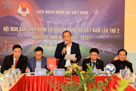 Hội nghị Ban chấp hành Liên đoàn Bóng đá Việt Nam lần thứ 2 khóa VIII. (Nguồn: VFF)
