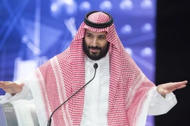 Thái tử Saudi Arabia Muhammad Bin Salman phát biểu tại Hội nghị Sáng kiến đầu tư tương lai (FII) diễn ra ở thủ đô Riyadh ngày 24/10/2018. (Ảnh: AFP/TTXVN)