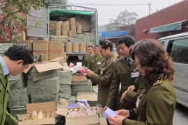 Kiểm tra hàng hóa. (Nguồn: Vietnam+)