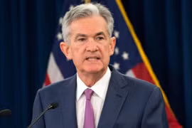 Chủ tịch Ngân hàng Dự trữ Liên bang Mỹ (Fed) Jerome Powell. (Nguồn: AFP)