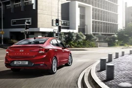 Một mẫu ôtô của hãng Hyundai. (Nguồn: Yonhap/TTXVN)