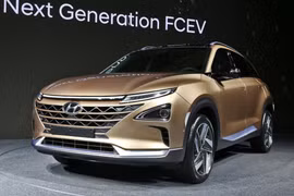 Một chiếc xe chạy bằng pin nhiên liệu hydro của Hyundai. (Nguồn: Motoring)