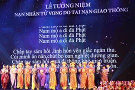 Năm thứ 3 tổ chức Lễ tưởng niệm nạn nhân tai nạn giao thông