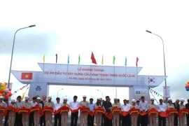 Khánh thành cầu bêtông cốt thép dự ứng lực dài nhất Việt Nam