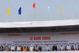 Khởi công dự án hơn 2.000 tỷ cho đoạn quốc lộ tránh thành phố Phủ Lý