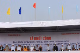 Khởi công dự án hơn 2.000 tỷ cho đoạn quốc lộ tránh thành phố Phủ Lý