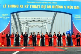 Hà Nội: Chính thức thông xe đường 5 kéo dài và cầu Đông Trù 