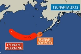 Người dân quần đảo Aleutian sơ tán khẩn cấp sau cảnh báo sóng thần